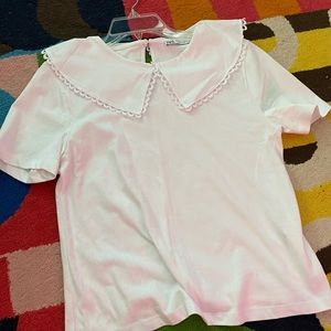 Zara Peter Pan Collar t-shirt